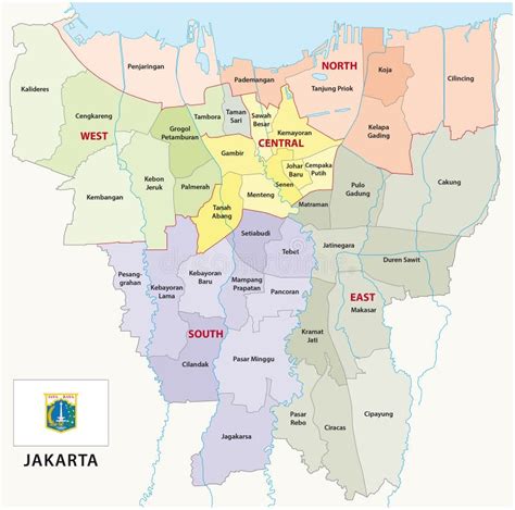 Political Map Of Jakarta