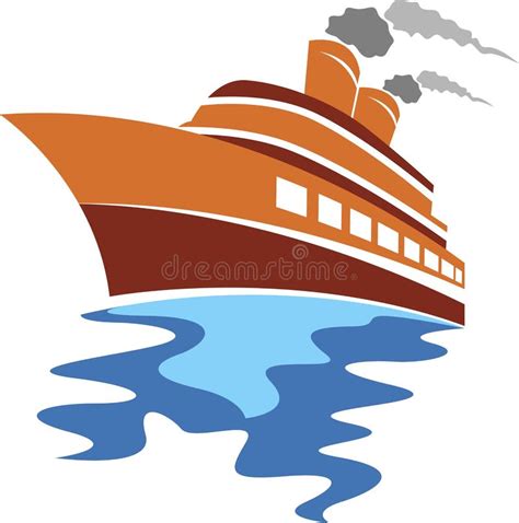 ícone Do Logotipo Do Navio Grupo Detalhado De ícones Dos Navios Sinal