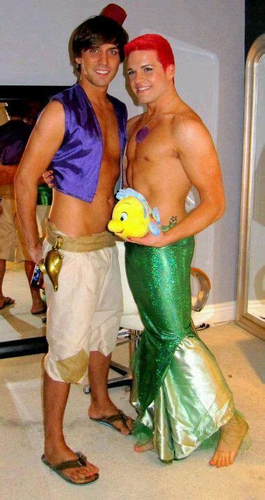 Gay Disney Aladdin Ariel Homade Costumes Gay Halloween Costumes Disney Costumes Couple
