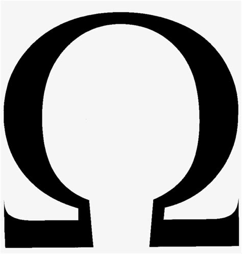 Download Omega Symbol Body Omega Greek Letter Png Transparent Png