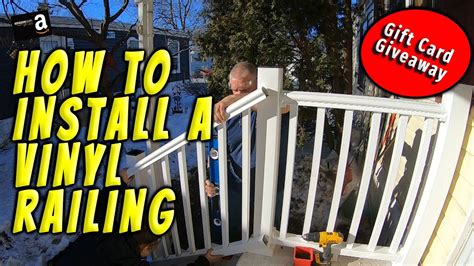 How To Install A Vinyl Railing Youtube