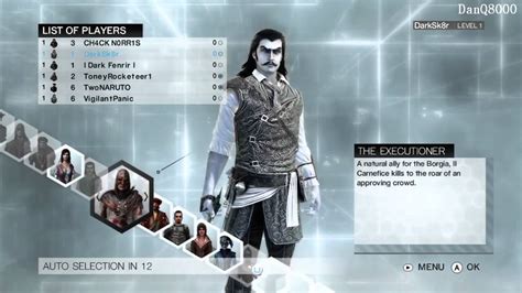 Assassins Creed Brotherhood Multiplayer Hd Gameplay Part 1 Danq8000