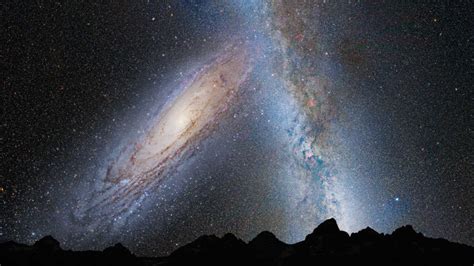 Calea Lactee Imaginea Ce Arata Coliziunea Cu O Alta Galaxie Idevicero
