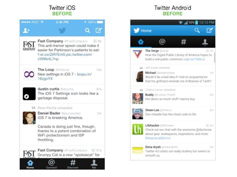 Ui Design Across Devices Twitters App Redesign · Intense Minimalism