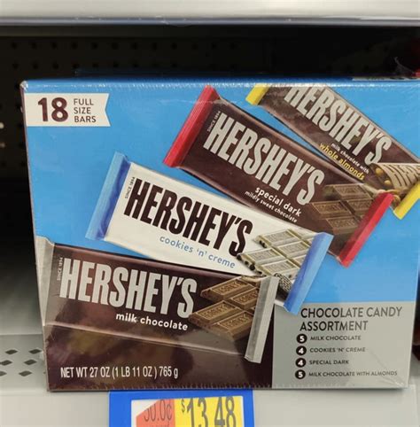 Walmart Has 18 Count Hersheys Chocolate Variety Packs