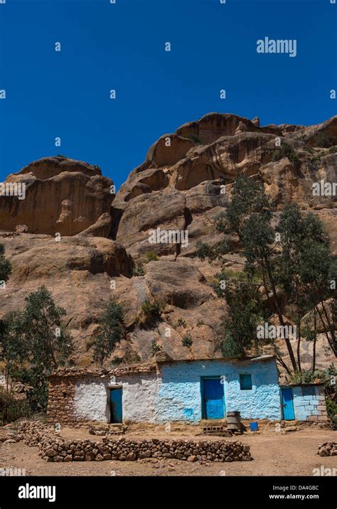 Houses In The Hill Senafe Eritrea Stock Photo Alamy