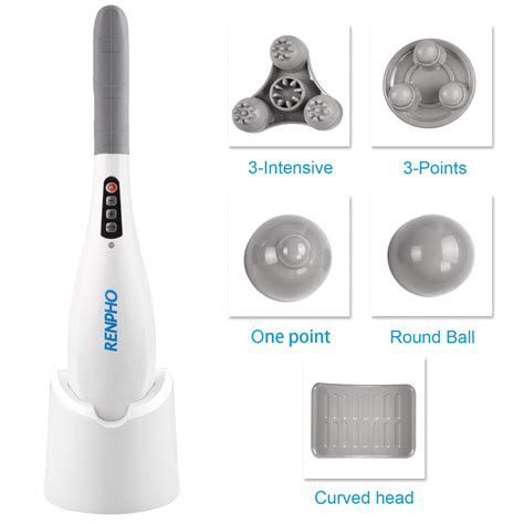 Renpho Rechargeable Hand Held Deep Tissue Massager For Muscles Back Foot 696394157866 Ebay
