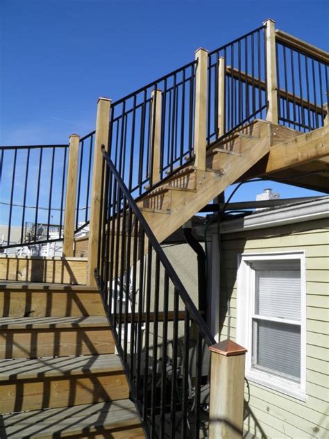 Rooftop Decks For Baltimore Rowhomes Rooftop Deck Deck Stairs Deck
