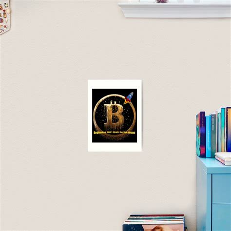 Bitcoin Cryptocurrency Cryptocurrency Logo Art Print For Sale By