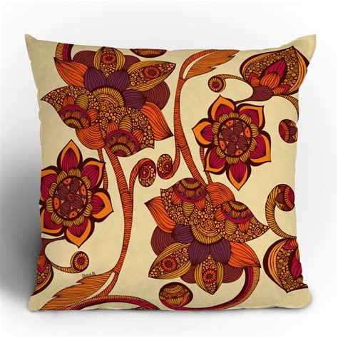 Deny Designs Valentina Ramos Boho Flowers Throw Pillow And Reviews Wayfair