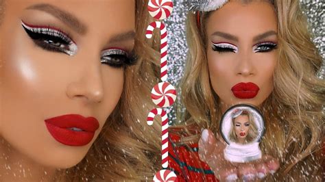 Christmas Glam Holiday Makeup Tutorial Nikki French Youtube
