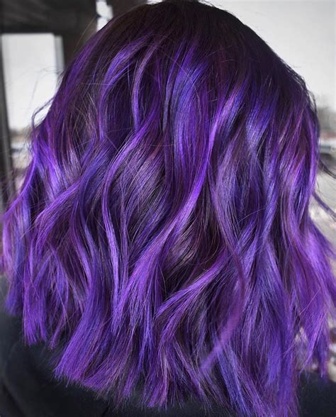 Bestof You Dark Hair Color With Purple Highlights In The World The