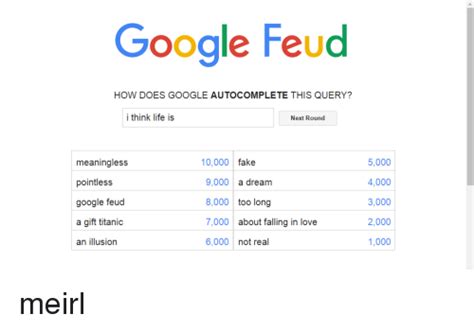 I just type in the google feud answers into a new tab then guess and when i run out of guesses i take a screen shot and label it what question it is. Bathrooms Near Google Feud Answers - Bathroom Design Ideas