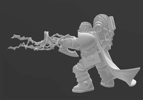 free stl file heresy space psychic in mk2 armour 🛰・template to download and 3d print・cults