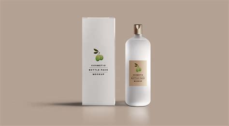 cosmetic bottle packaging mockup graphicsfuel