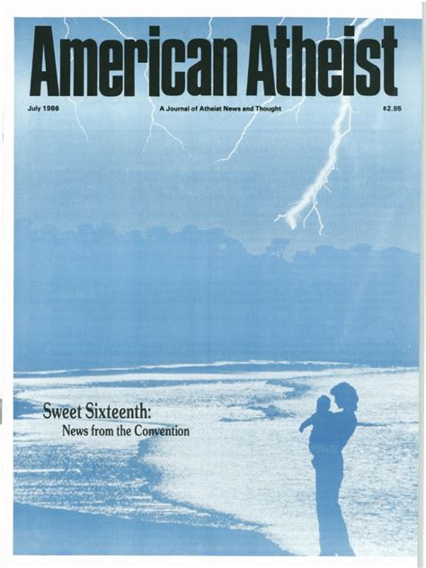 American Atheist Magazine July 1986 Atheism Agnosticism