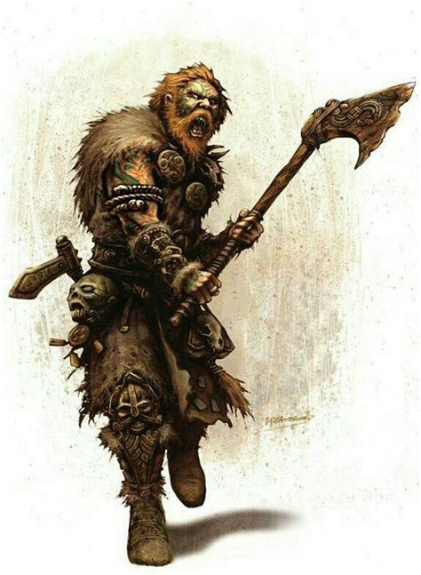 Most of it is obvious, they can end rage with a bonus action, or. Male Human Barbarian - Pathfinder PFRPG DND D&D d20 ...