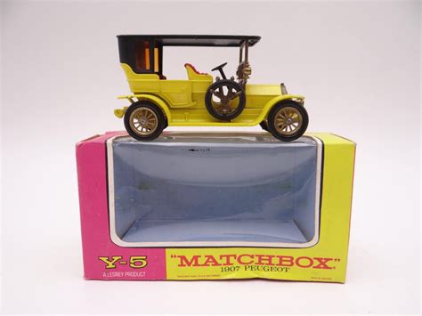1960s Vintage Lesney Matchbox Y 5 Models Of Yesteryear Yellow 1907