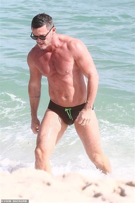 Luke Evans Flaunts His Incredible Hunky Physique In TINY Briefs In Miami Daily Mail Online