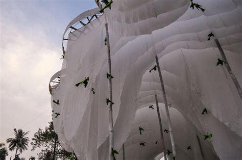 The Pavilion Of Canopies In West Bengal India By Abin Design