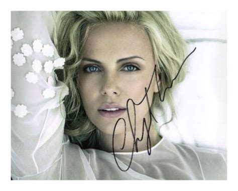 Charlize Theron Autographed Signed A4 Pp Poster Photo Print 4 Ebay