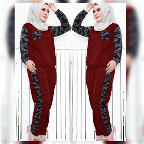 Baju olahraga muslimah ini dibuat dari bahan katun combed 20s berkualitas tinggi. Desain Baju Olahraga Muslimah | Gejorasain
