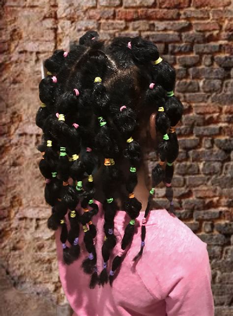 Rubber Band Style Easy African American Hairstyles American