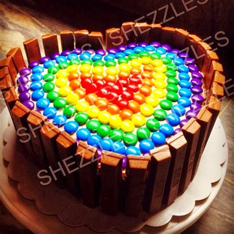 Shezzles Cakes And Pastries Heart Shaped Kit Kat Cake