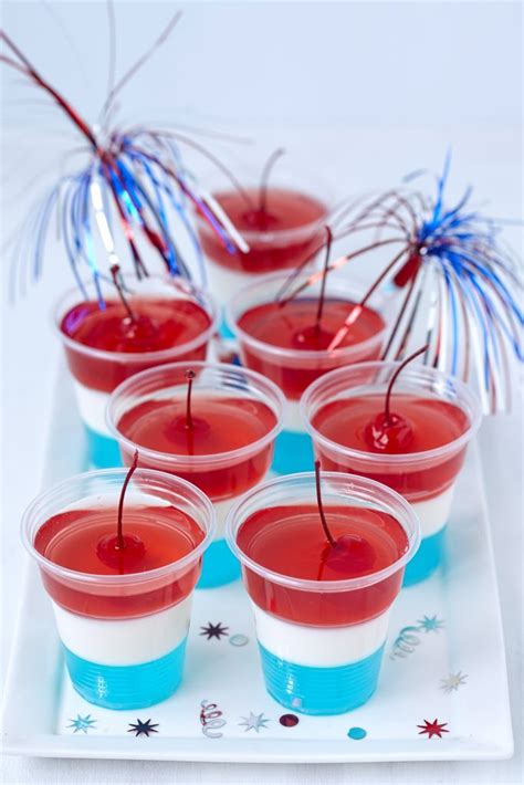 Red White And Blue Vodka Jello Cups Amazing Stories