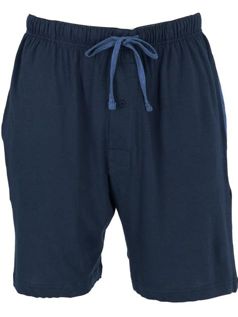 Hanes Jersey Knit Cotton Button Fly Pajama Sleep Shorts Men