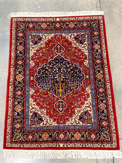 Lot Persian Hand Woven Wool Rug