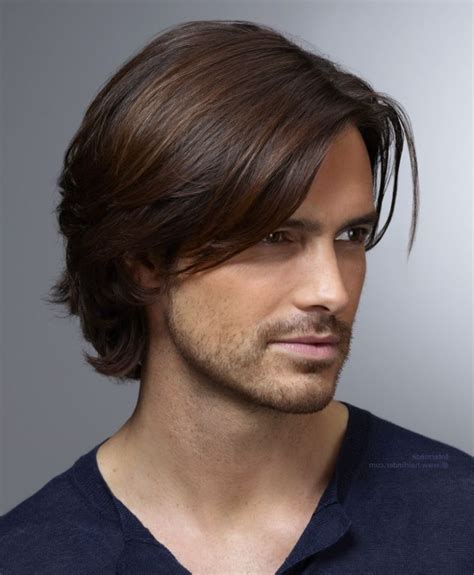 Long Male Haircut Men39s Hairstyle With Ear Long Top Hair And Curls