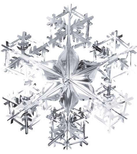 Foil Snowflakes Decorations Dzd
