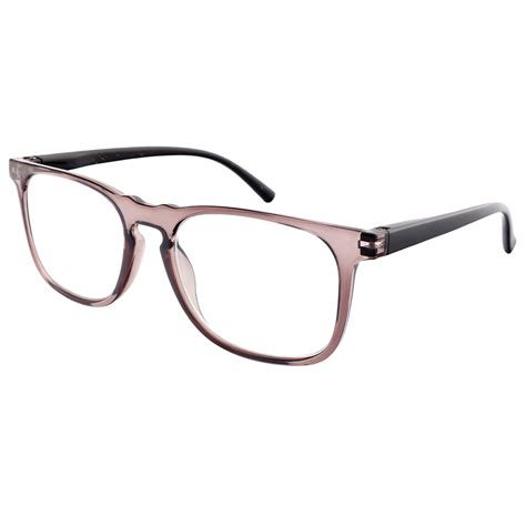 Eclipse Square Purple Reading Glasses For Men And Women Efe