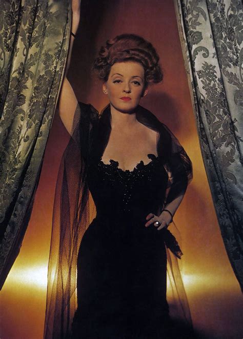 Bette Davis In A Color Photo Still From ‘the Little Foxes’ Bette Davis Hollywood Glamour Bette