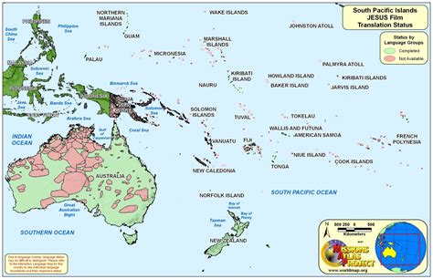 World Map Pacific Islands Cities And Towns Map