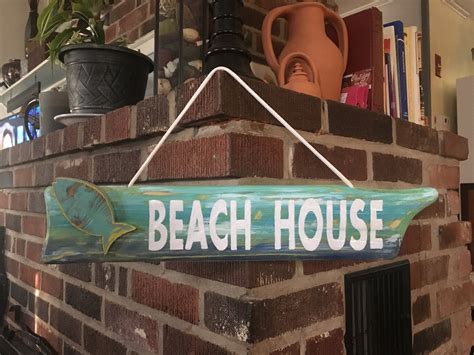 Beach House Signoutdoor Beach Signbeach Decor Etsy