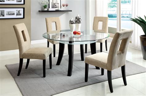 Round Glass Dining Room Table Sets Ideas On Foter