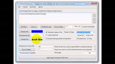 Go to the youtube page and play the video up to the point which you want to create a link to pause the video at the point you want to timestamp type the time exactly as you see in the video player into the comment box or the video description field. How to Image time stamp software with dates and timestamp ...