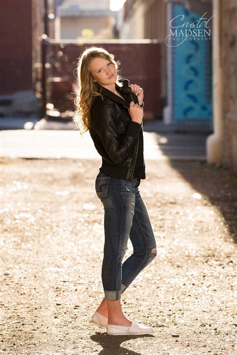 Fun Senior Girl Photographs Crystal Madsen Photography