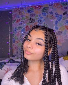 In this video, i show how i achieved this trending coi leray inspired large knotless braids look with curly ends. Kylah Shanae (ONLY PAGE) on Instagram: "🖤 selfies hit harder" | Black girl natural hair, Natural ...
