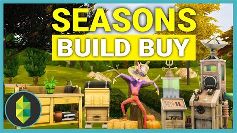 The Sims 4 Seasons Build Buy Overview Youtube