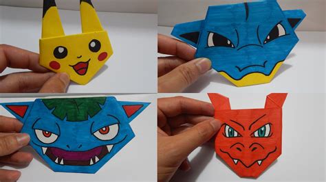 Pokémon En Origami Pokémon En Papel Fácil How To Make Origami