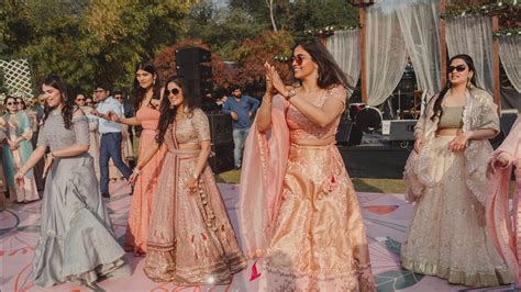 Bridesmaids Dance On Say Na Say Na Sangeet Surprise Wedding