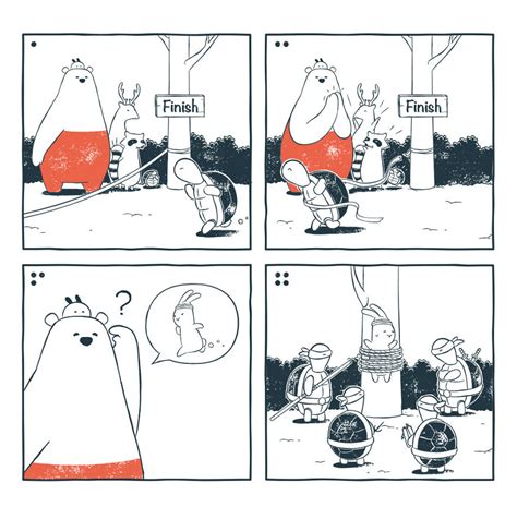 We Create Comics Without Any Dialogue That Have Unexpected And Sometimes Dark Endings 19 Pics