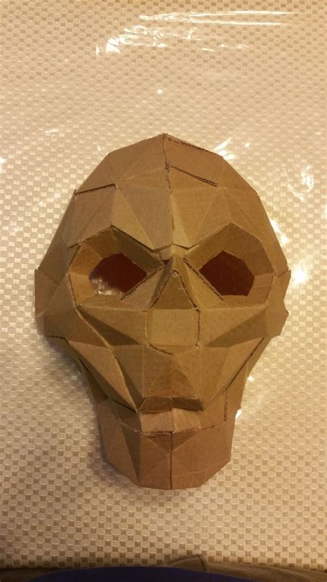 Bonus Papercraft Skull Mask Skull Mask Skull Paper Crafts
