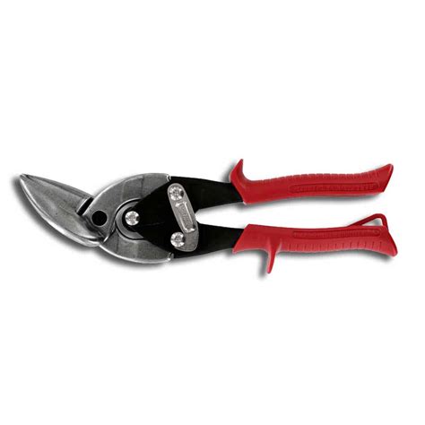 T 65g Midwest Snips® Offset Left Cut Aviation Snip Red Conklin