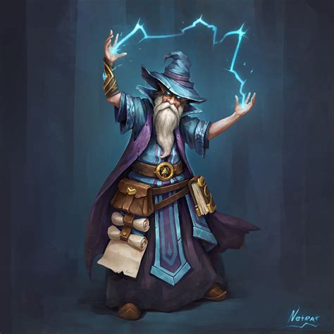Artstation Character Concept Old Wizard