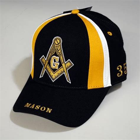 Men 039 S Black Mason Baseball Cap Amp Hat 357 Masonic Hats Ebay