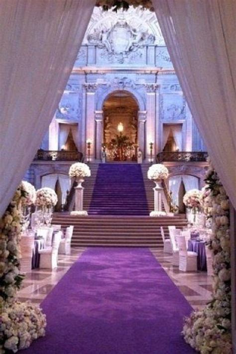 Purple Reception Wedding Aisles Wedding Bells Wedding Venues